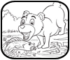 Art from Cuddly Critters™ coloring page on cybercrayon.net